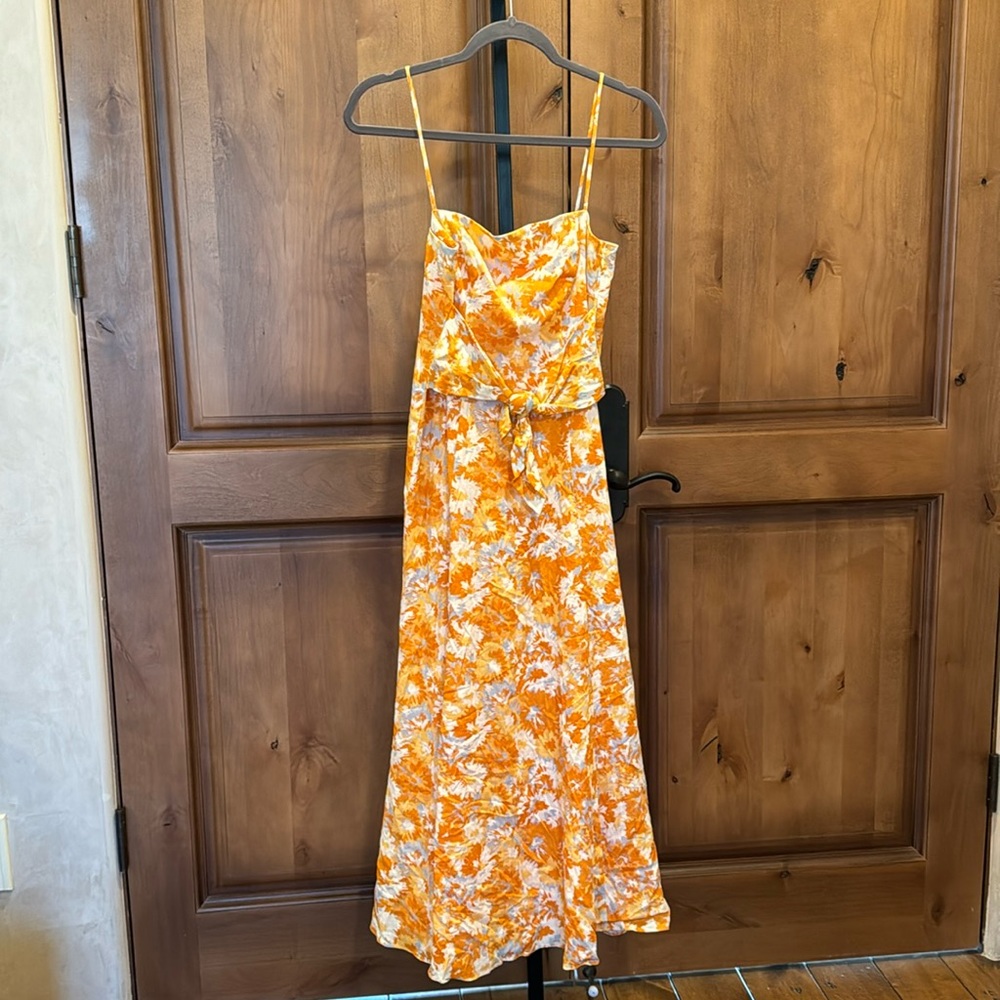 153 Derek Lam 10 Crosby Floral Tiered Maxi Dress
